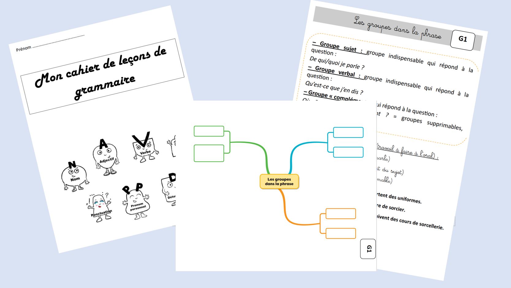 Grammaire CM – La trousse bleue