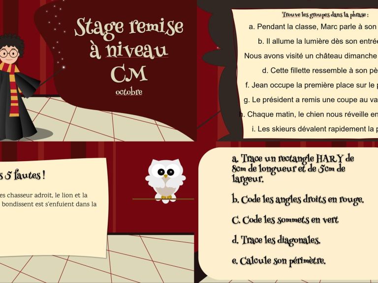 Séquences de Sciences CM – La trousse bleue